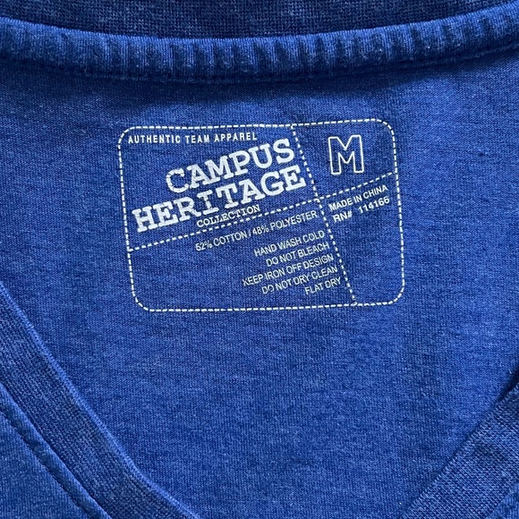 Florida GATORS Blue V-Neck Short Sleeve T-Shirt by Campus Heritage-Size M - Picture 6 of 10